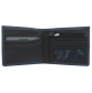 Бумажник Visconti VSL33 Steel Blue/Black в раскрытом виде