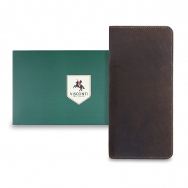 Кожаный бумажник Visconti 728 Oil brown с коробкой 