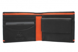 Бумажник Visconti AP62 Black/Orange.