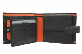 Бумажник Visconti AP63 Black/Orange.