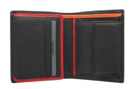 Бумажник Visconti Bond BD22 Black/Red/Orange
