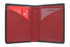 Бумажник Visconti VSL21 Black-Red.