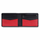 Кожаный бумажник Visconti VSL20 Black/Red открытый вид