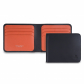 Кожаный бумажник Visconti VSL35 Black/Orange