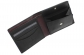 Бумажник Visconti AP62 Black/Burgundy. Отделение для монет.