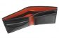 Бумажник Visconti AP62 Black/Orange. Отделение для купюр.