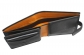 Бумажник Visconti AP63 Black/Orange. Отделения для купюр.