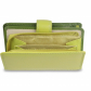 Кожаный кошелек  Visconti RB51 Lime Multi вид отделения для монет