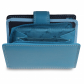 Кошелёк кожаный Visconti RB40 Blue Multi вид отделений для монет 