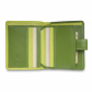 Кошелёк кожаный Visconti RB40 Lime Multi открытый вид