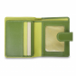 Кошелёк кожаный Visconti RB40 Lime Multi вид отделений 