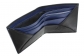 Бумажник Visconti VSL28 Black Cobalt. Отделения для карт