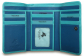 Кошелек Visconti RD91 Aqua Teal. Отделения для карт