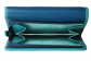 Кошелек Visconti RD91 Aqua Teal. Монетница