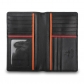 Бумажник Visconti BD-12 Black/Orange/Red в раскрытом виде