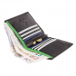 Бумажник Visconti BD-14 Black/green/blue с наполнением